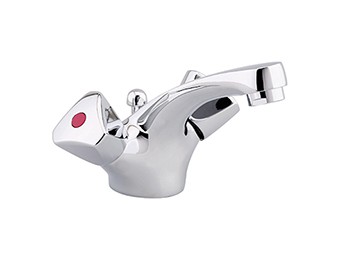 MONOTROU DE LAVABO / BIDET CHROME - BEC FIXE TETES STANDARD FLEXIBLE M10 - F 3/8