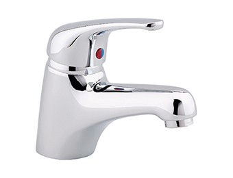 MITIGEUR MONOTROU DE LAVABO CHROME CARTOUCHE DE 42 FLEXIBLE M10 - F 3/8